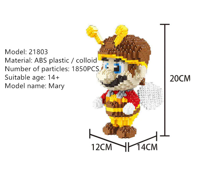 DIY Cartoon Building Blocks - Educational Toy Set