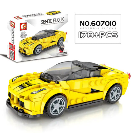 Children's Building Block Toy Car Set