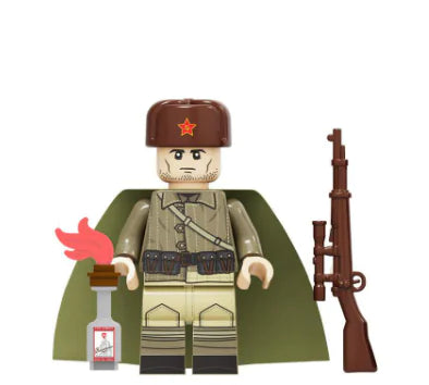 Military Building Block Doll Set (One Set)