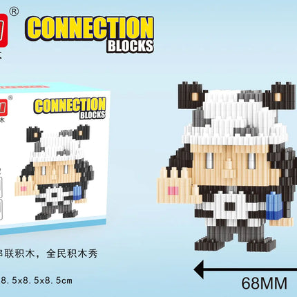 Connecting Brick Cartoon Model Building Toy Gift