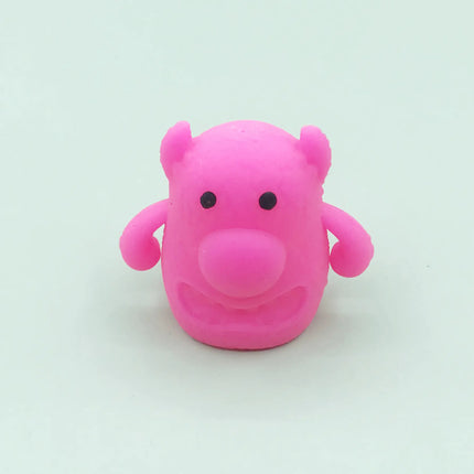 Monster Finger Cots Soft Rubber Robot Dolls for Kids