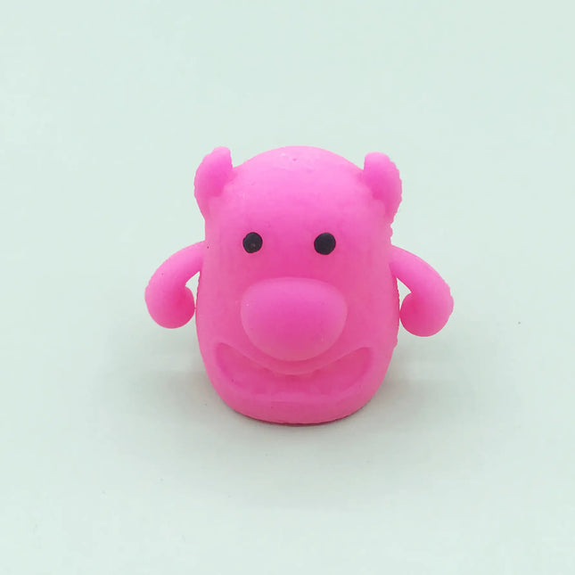 Monster Finger Cots Soft Rubber Robot Dolls for Kids