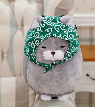 Plush Toy Lucky Cat Doll - Large Size Cat Figurine