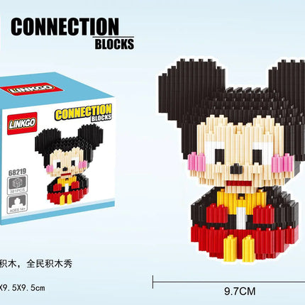 Connecting Brick Cartoon Model Building Toy Gift