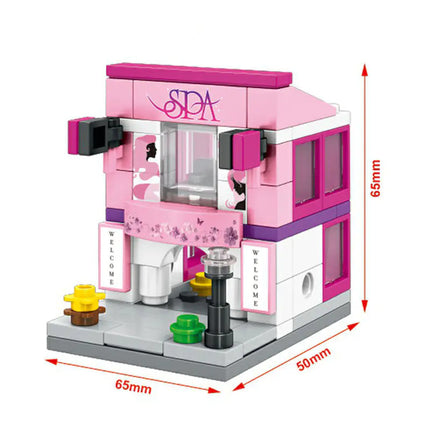 Mini City Building Set Compatible with LEGO Blocks