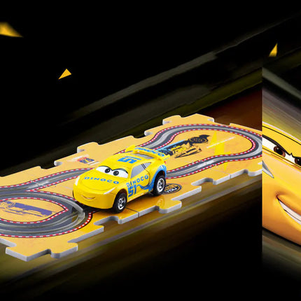 Cars 3 Puzzle Track Set with Electric Model Cars