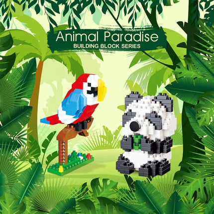 Cute Animal Mini Building Blocks DIY Puzzle Set
