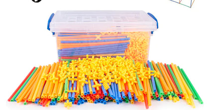 4D Space Straw Building Blocks for Creative Play