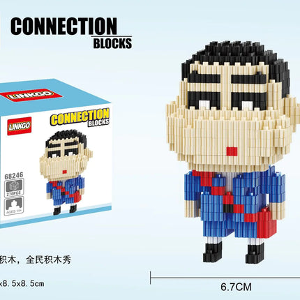 Connecting Brick Cartoon Model Building Toy Gift