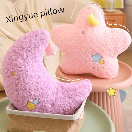Cross-Border Star Pillow - Plush Moon Doll for Sleep