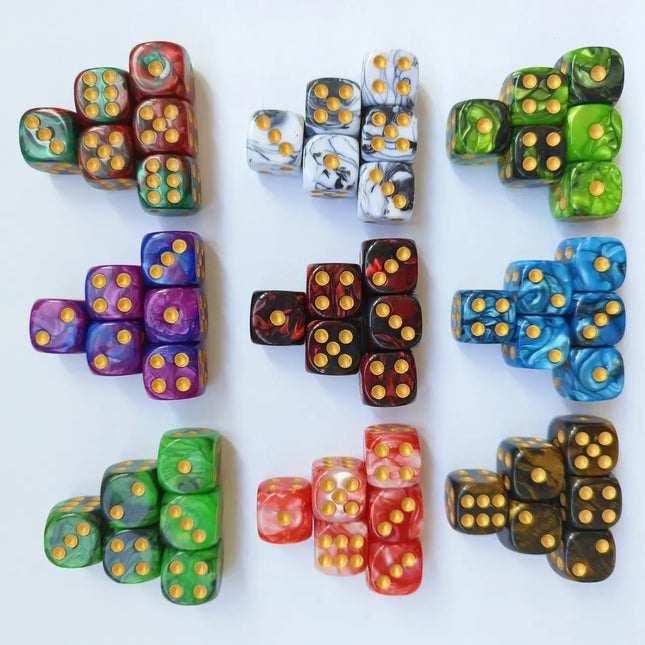 16MM Round-Corner Dual-Color Dice for Games