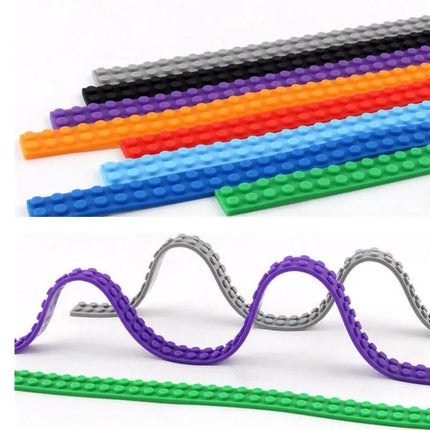 Silicone Building Brick Strips for Toy Construction
