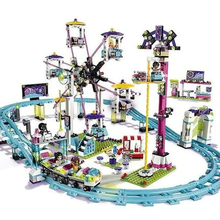 Amusement Park Large Roller Coaster Building Blocks