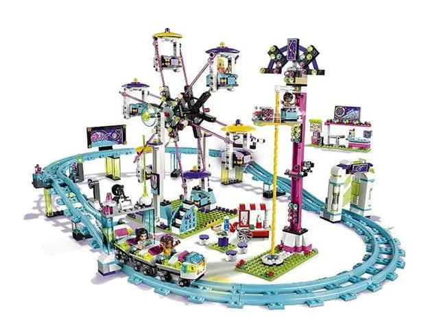 Amusement Park Large Roller Coaster Building Blocks