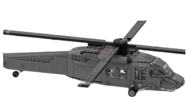 810 Pieces WWII UH-60 Military Building Blocks Model