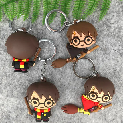 Harry Potter Keychain - Q Version Soft Rubber Gift