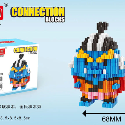 Connecting Brick Cartoon Model Building Toy Gift
