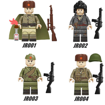 Military Building Block Doll Set (One Set)
