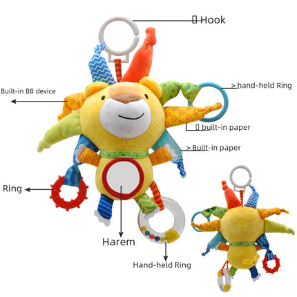 Baby Plush Toy with Tags - Soothing Biting Doll
