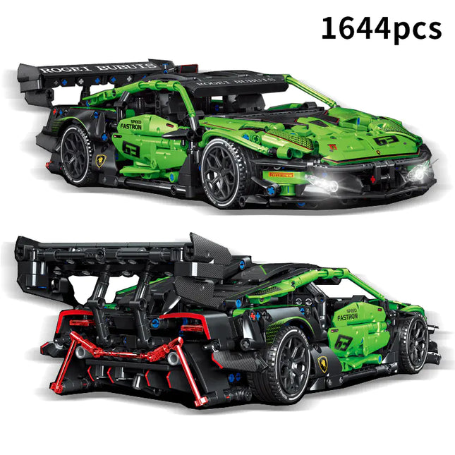 High Difficulty Building Block Racing Car Model Kit