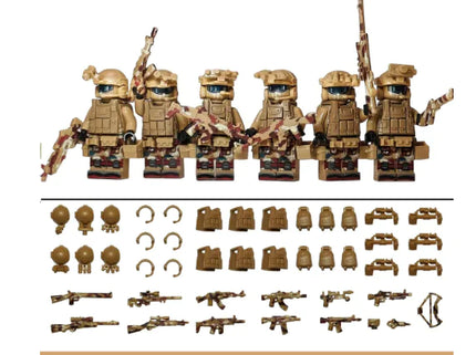 Military Building Blocks Set for Boys (One Set)