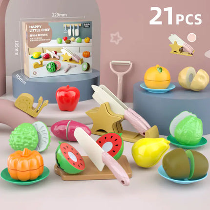 Children's Play House Kitchen Toy Set with Utensils