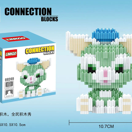 Connecting Brick Cartoon Model Building Toy Gift