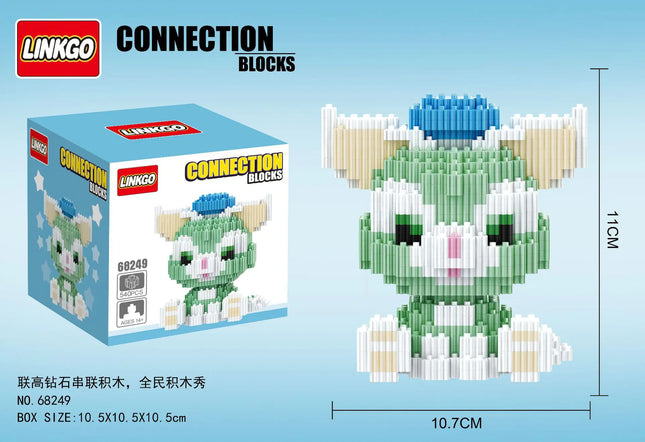 Connecting Brick Cartoon Model Building Toy Gift