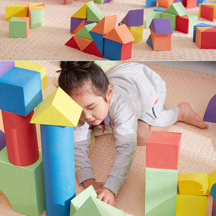 Large Particle Kids Building Blocks - Plastic Educational Toy