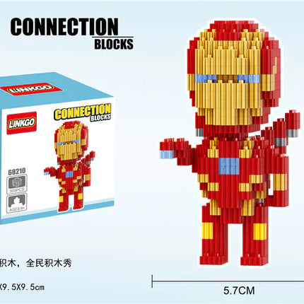 Connecting Brick Cartoon Model Building Toy Gift