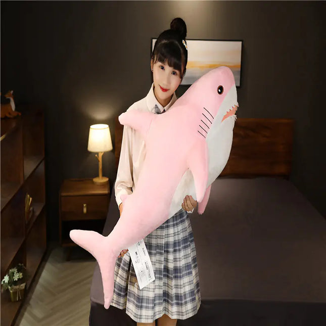 Large Cute Soft Shark Plush Toy