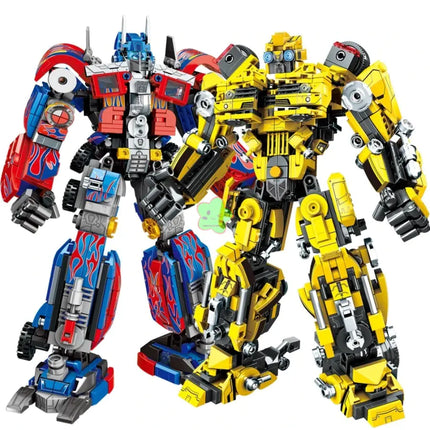 2024 2-in-1 Transforming Robot Building Set for Kids