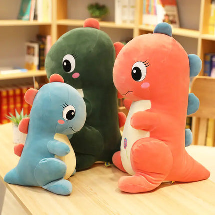 Cute Plush Dinosaur Doll for Girls' Birthday Gift