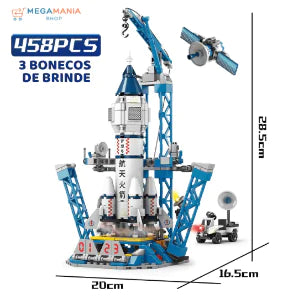 Aerospace Stations Building Blocks with Accessories (One Set)