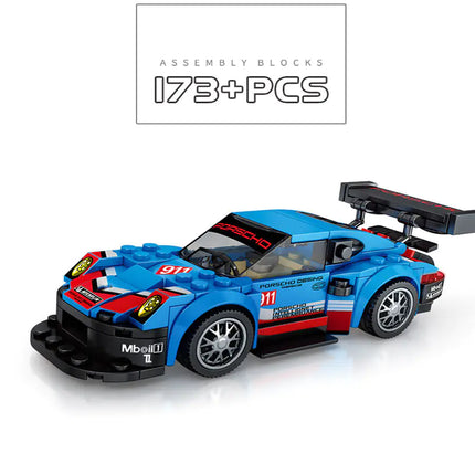 Children's Building Block Toy Car Set