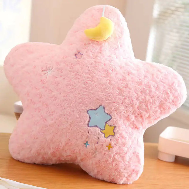 Cross-Border Star Pillow - Plush Moon Doll for Sleep