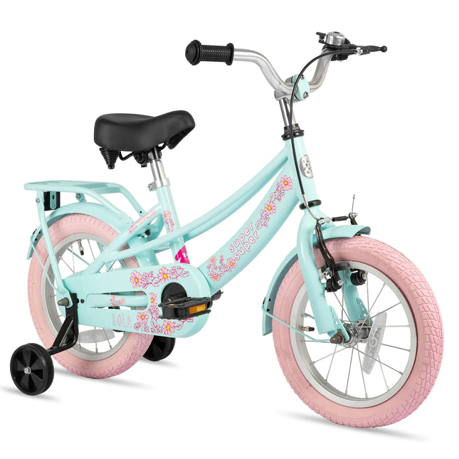 JOYSTAR 20 Inch Kids Bike Lola Girls Bike for 7-10 Years Princess Children Bicycle with Kickstand Kids Bicycles Mint Green