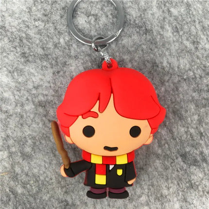 Harry Potter Keychain - Q Version Soft Rubber Gift