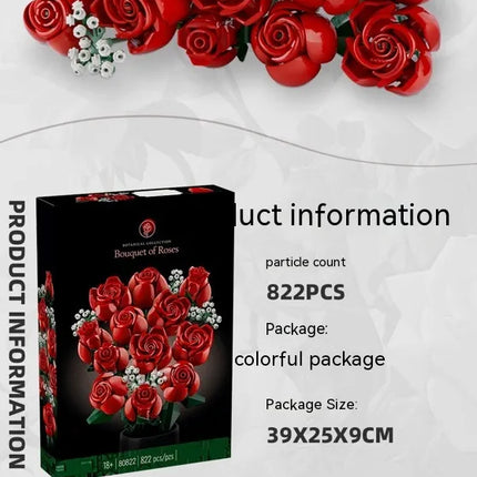 Rose Bouquet Building Blocks