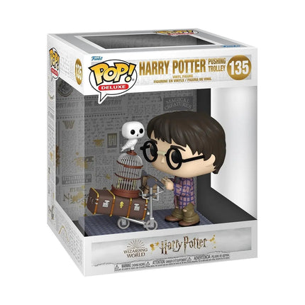 Funko POP Deluxe: Harry Potter 20th Anniversary - Harry Pushing Trolley Multicolor (57360)