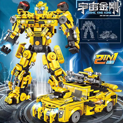 Transforming Robot Compatible with LEGO Building Blocks