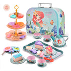 Tinplate Mermaid Tea Set Afternoon Tea / 1 Set