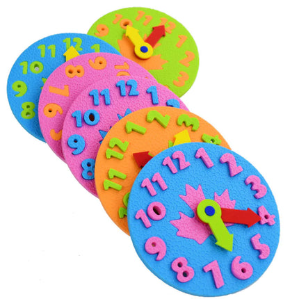 EVA Clock Puzzle Blocks for Time Learning (Gift Set)
