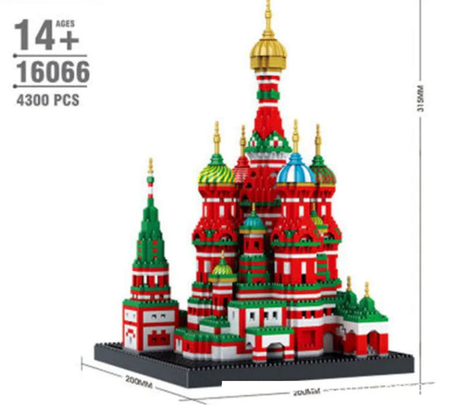 Mini Brick Building Toy Set with Small Particles