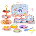 Tinplate Marine Tea Set Afternoon Tea / 1 Set