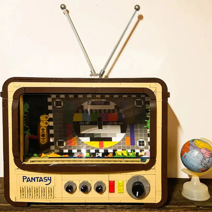 Retro TV Building Blocks for Kids' Creative Play