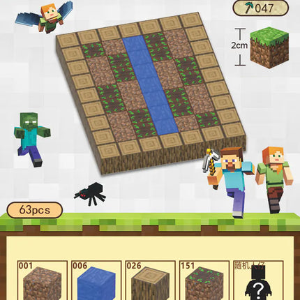 2023 New Minecraft Magnetic Building Blocks Set