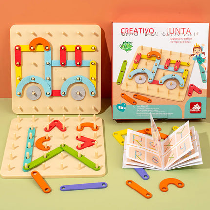 Montessori Educational Letter and Number Building Blocks
