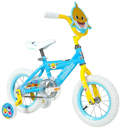 Dynacraft Baby Shark 12" Kids Bike - Playful Design Sturdy Build Easy Assembly - Ideal for Learning Riders