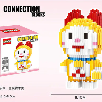 Connecting Brick Cartoon Model Building Toy Gift